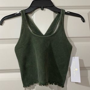 ✨NWT Spiritual Gangster Soul Ribbed Crop Tank✨